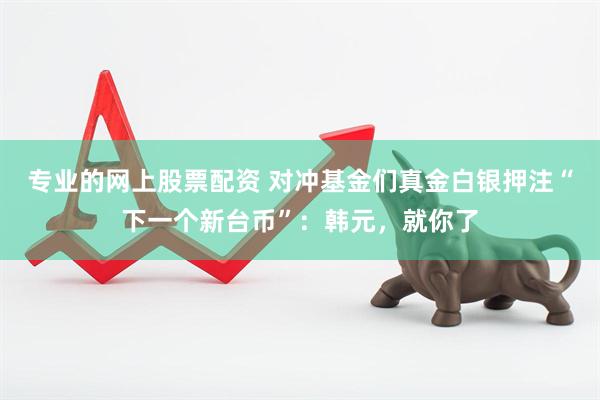 专业的网上股票配资 对冲基金们真金白银押注“下一个新台币”：韩元，就你了